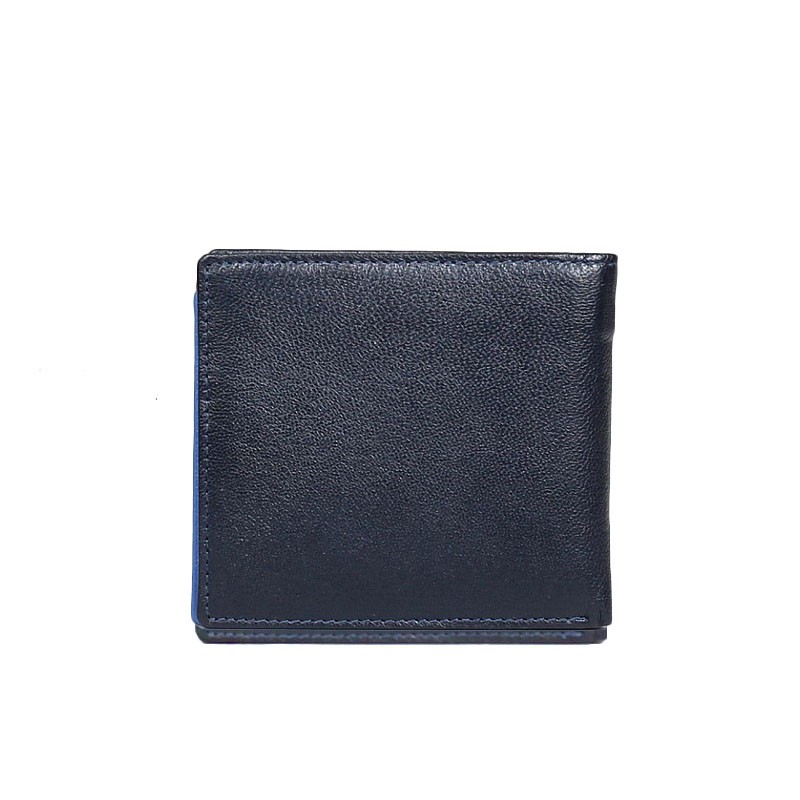 leather wallet dark blue