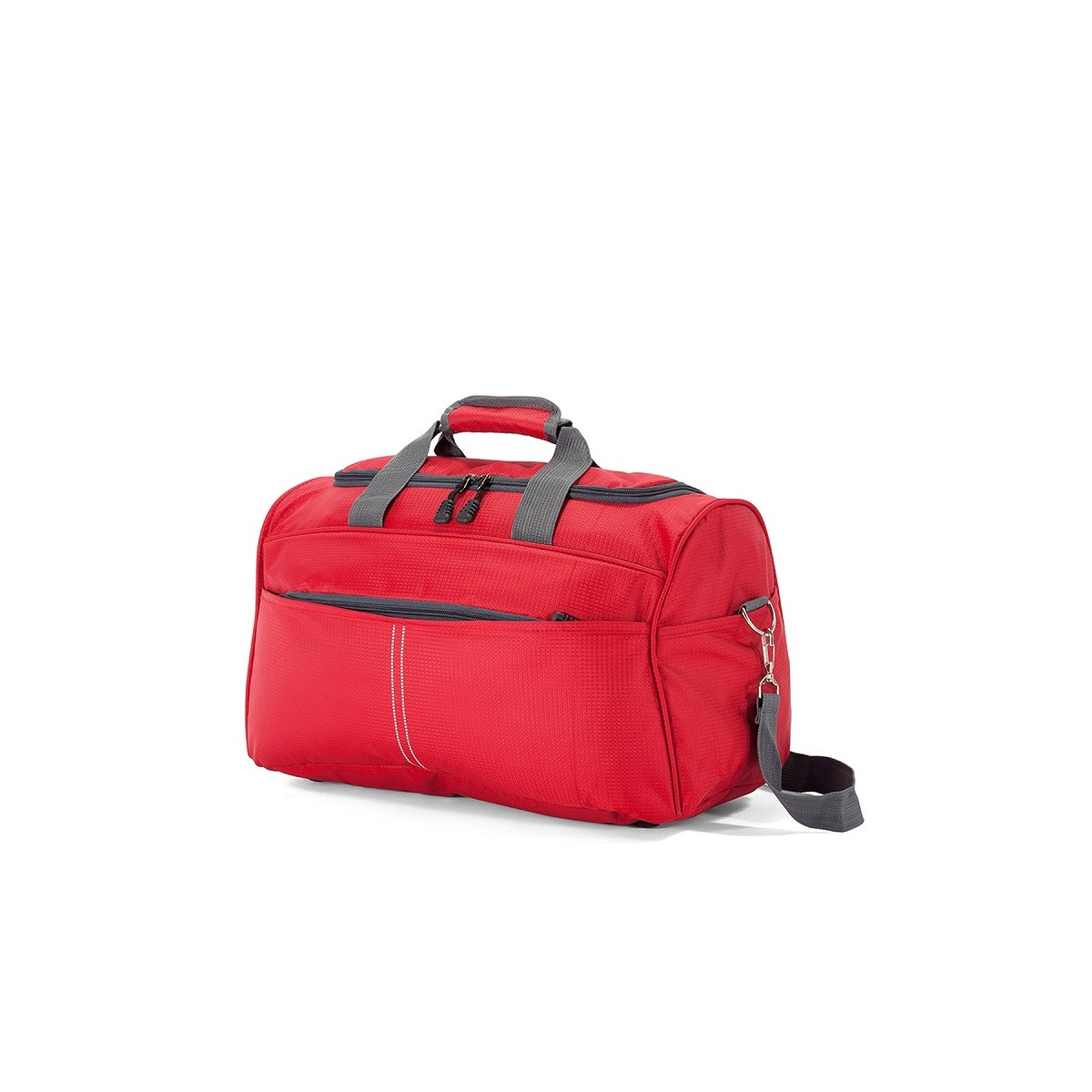sportowa torba podróżna czerwona. Na ramię lub do ręki