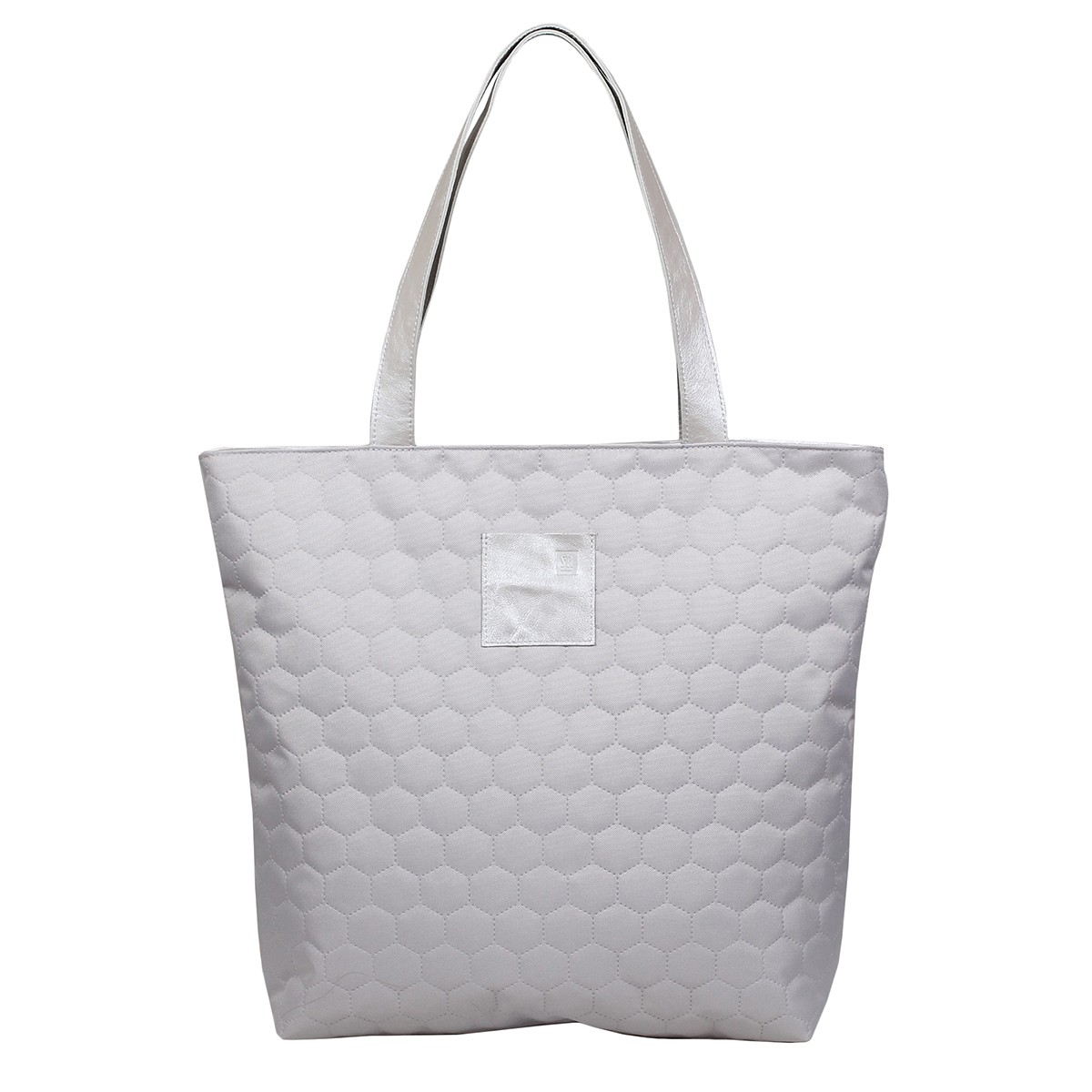 Arbitrage Shine fountain material shopper bag Eco Jessica light gray