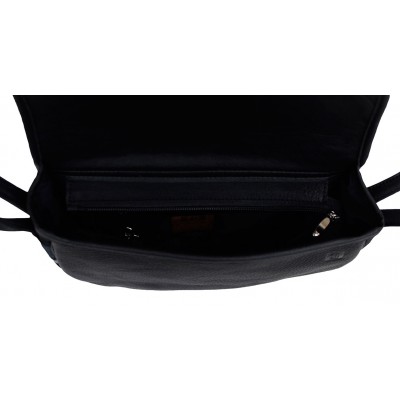 czarno-różowa torebka skórzana Słoń Torbalski