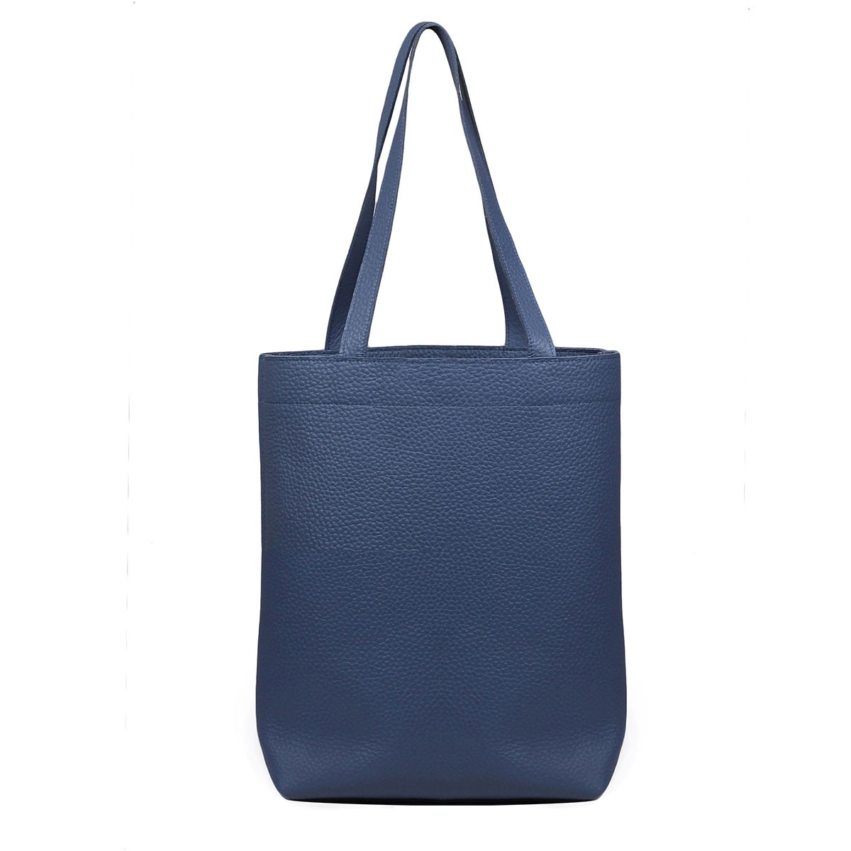 niebieska torebka damska skórzana shopperka  Chiara