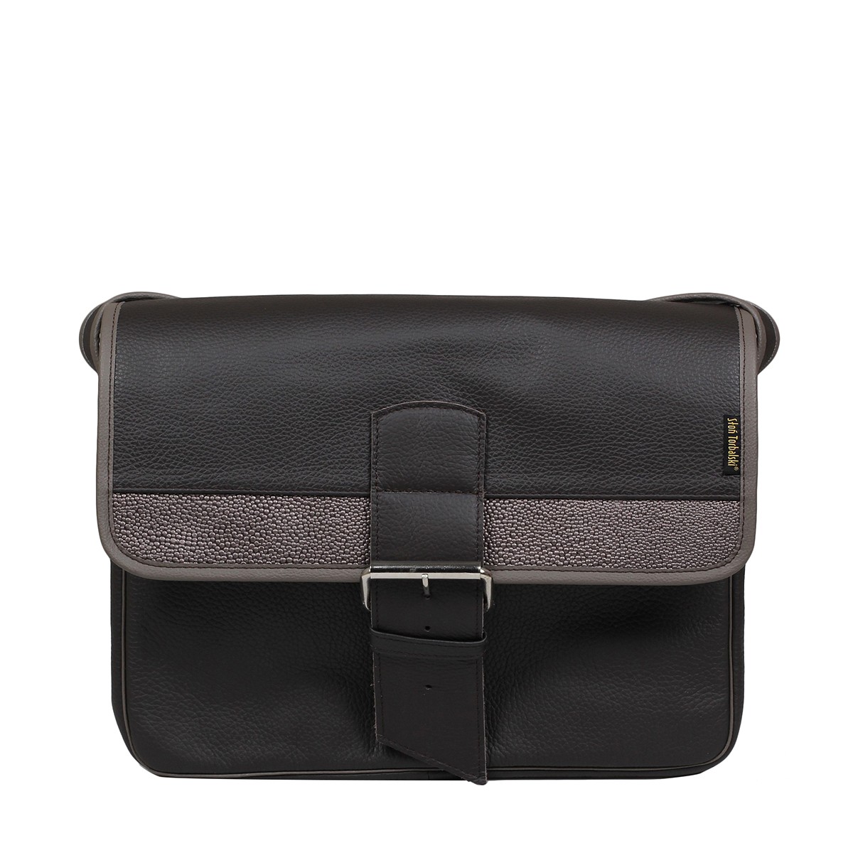 torba skórzana Student na ramię listonoszka