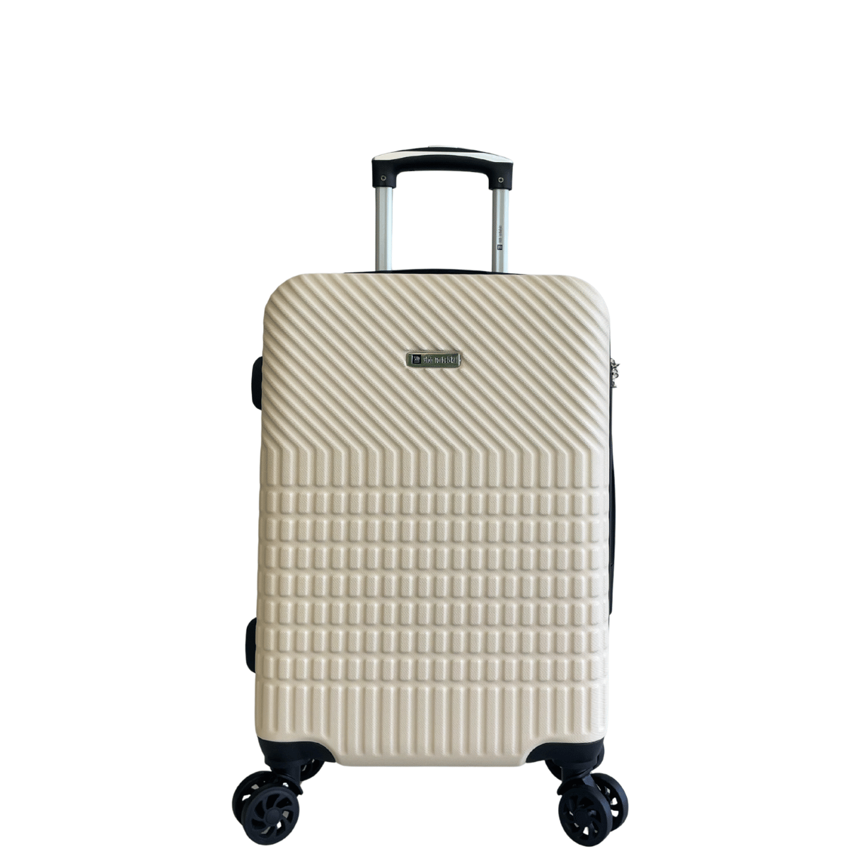 beżowa walizka kabinowa High Class Collection 56 cm