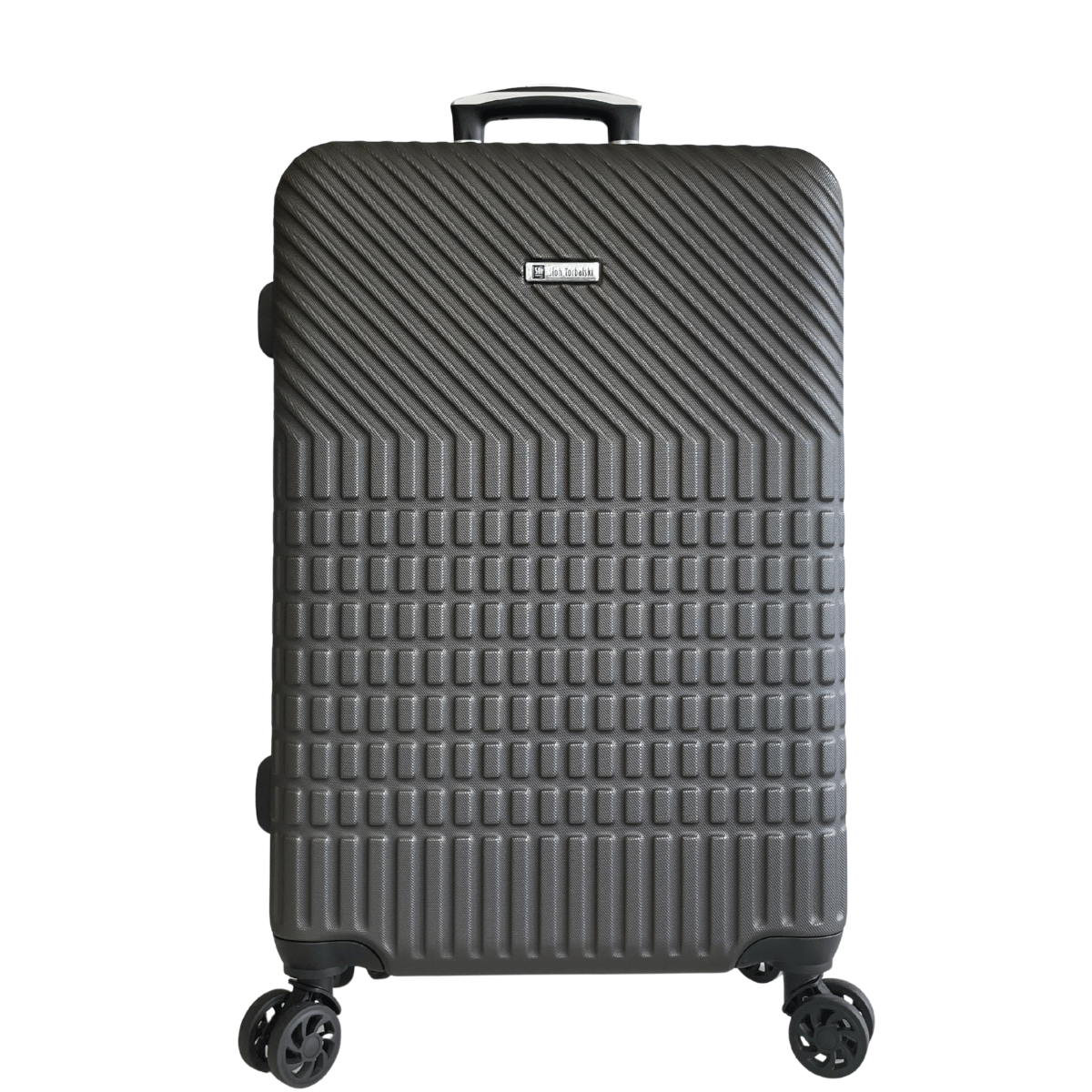 popielata walizka średnia  High Class Collection 66 cm