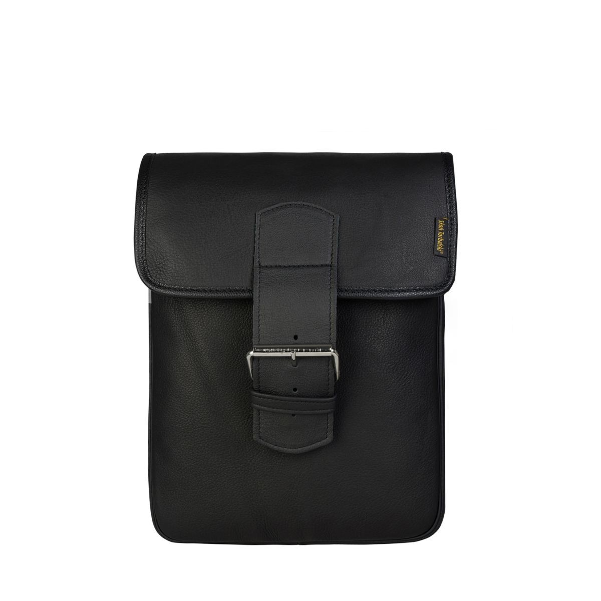 czarna torebka skórzana listonoszka na ramię Lecture