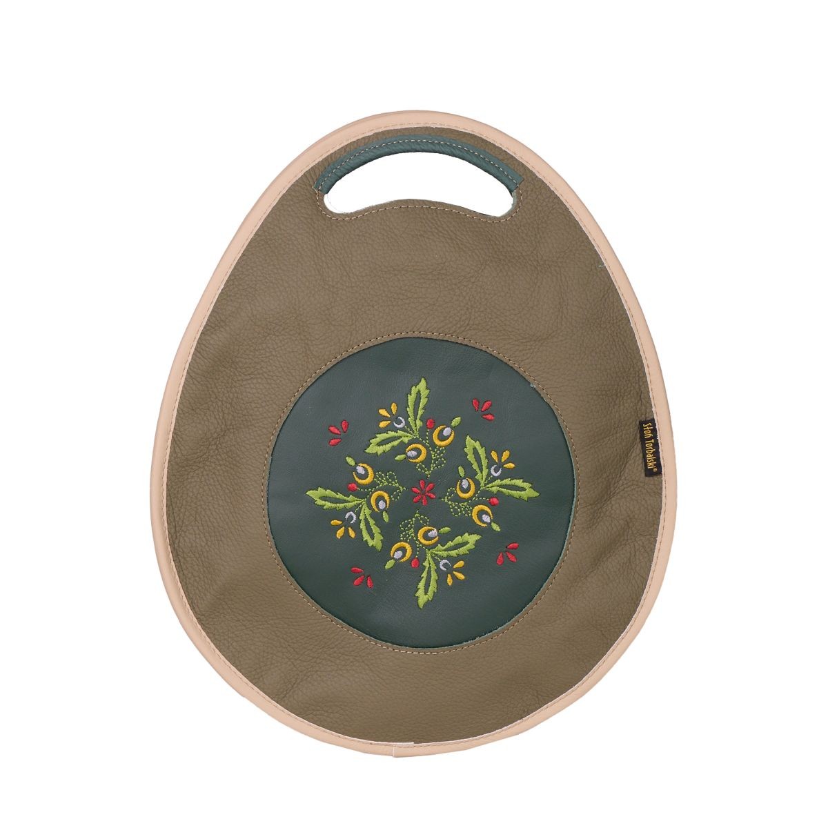 zielona torebka damska skórzana z funkcją plecaka  Jagoda