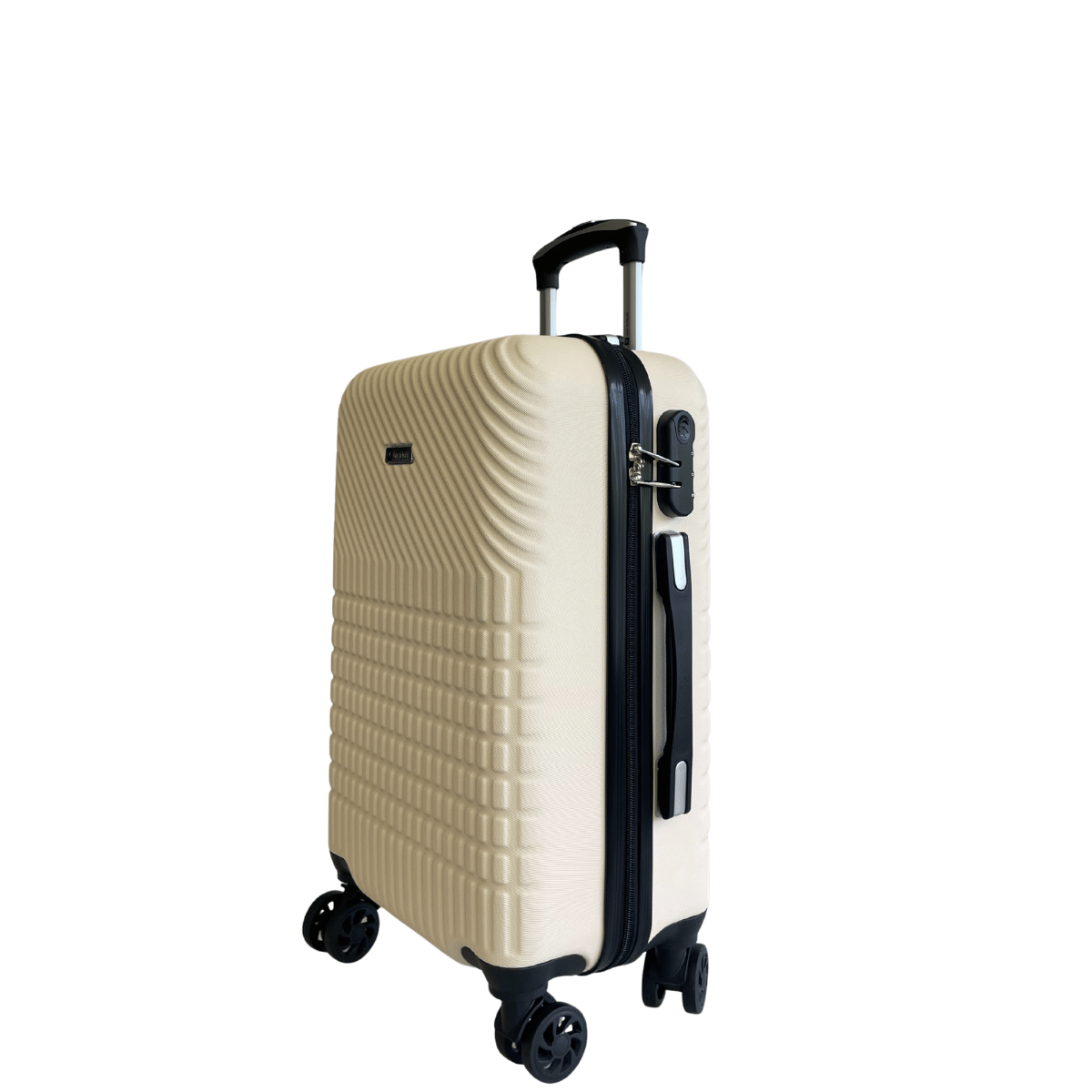 beżowa walizka kabinowa High Class Collection 56 cm