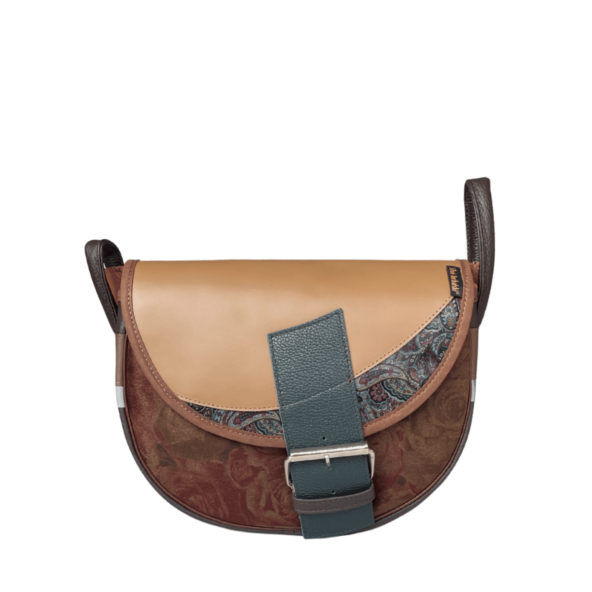 brązowa damska torebka listonoszka skórzana na ramię Freshman Mini