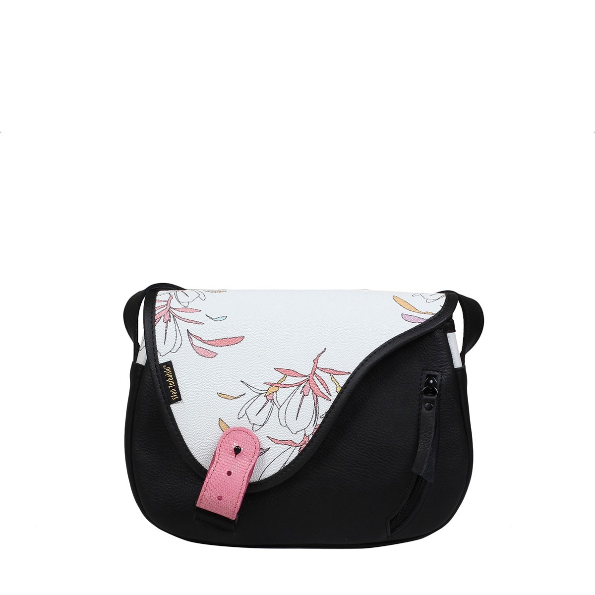  czarna torebka damska skórzana na ramie Mouse