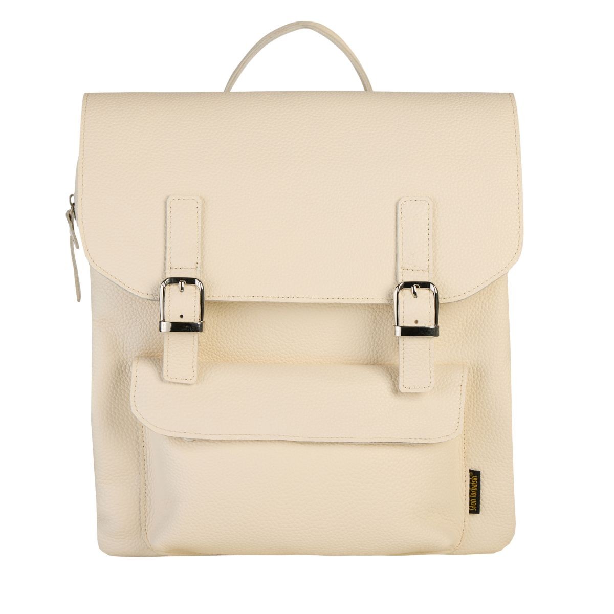 kremowy plecak skórzany Teofila