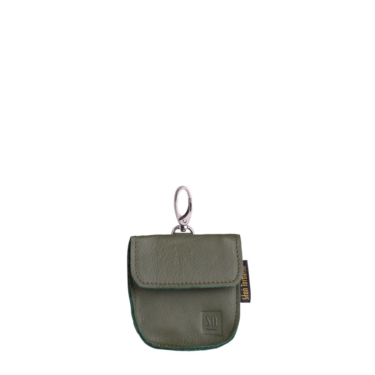 zielona mini skórzana saszetka Sofia