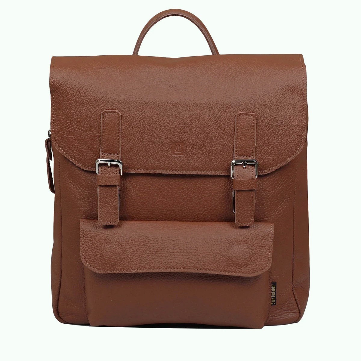 plecak skórzany retro szkolny brązowy.jpg