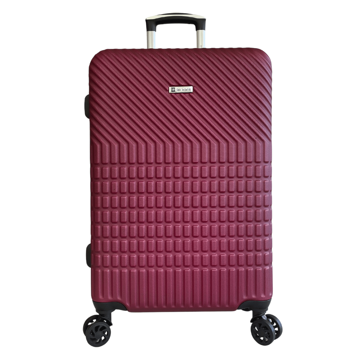 bordowa walizka średnia High Class Collection 66 cm