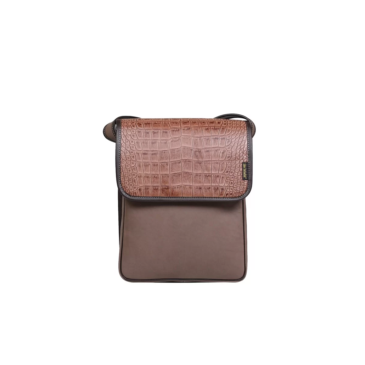 torba skórzana Master na ramię brązowa