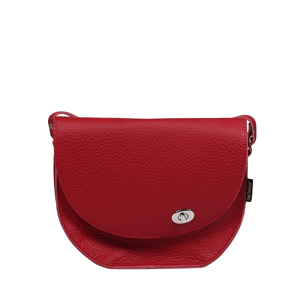 -czerwona torebka damska skórzana na ramię  Sophie
