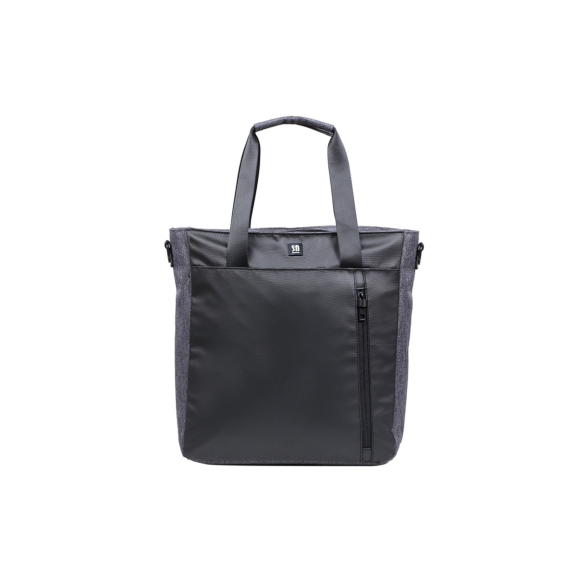 torba na laptopa 13 cali czarno-popielata - e-Traveler Słoń Torbalski