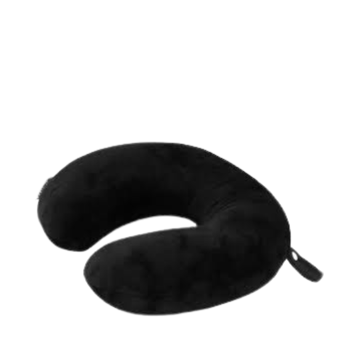 Czarny zagłówek podróżny Poduszka turystyczna rogal