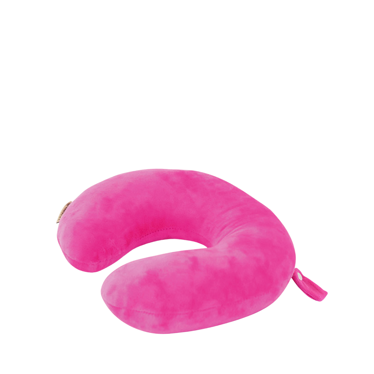 Różowy zagłówek podróżny Poduszka turystyczna rogal