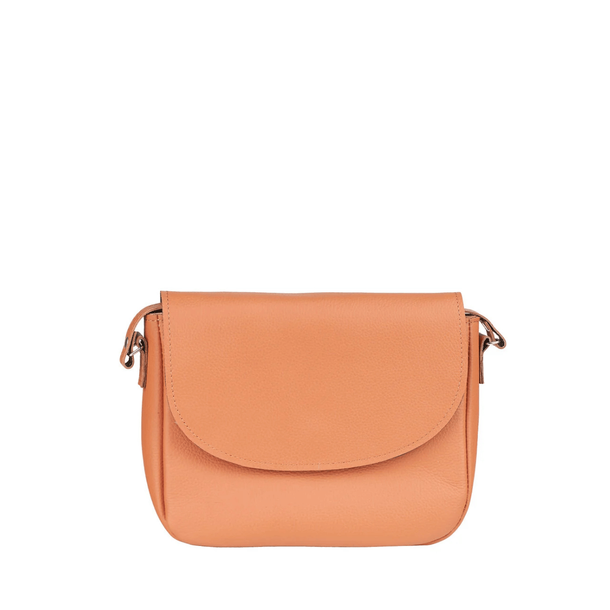 pomarańczowa mała torebka damska skórzana Camila na ramię