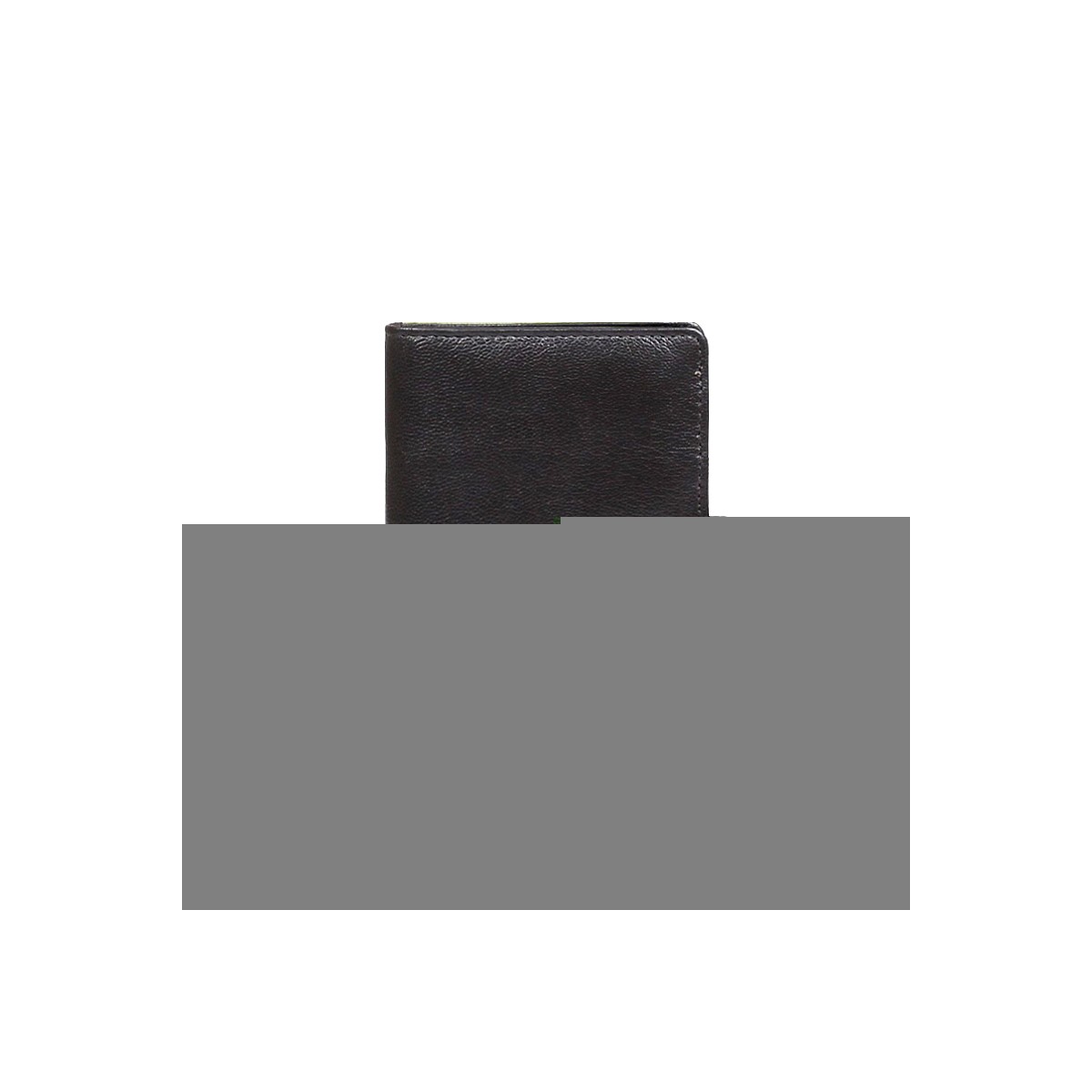 -brązowy portfel skórzany unisex z kolorowym wnętrzem