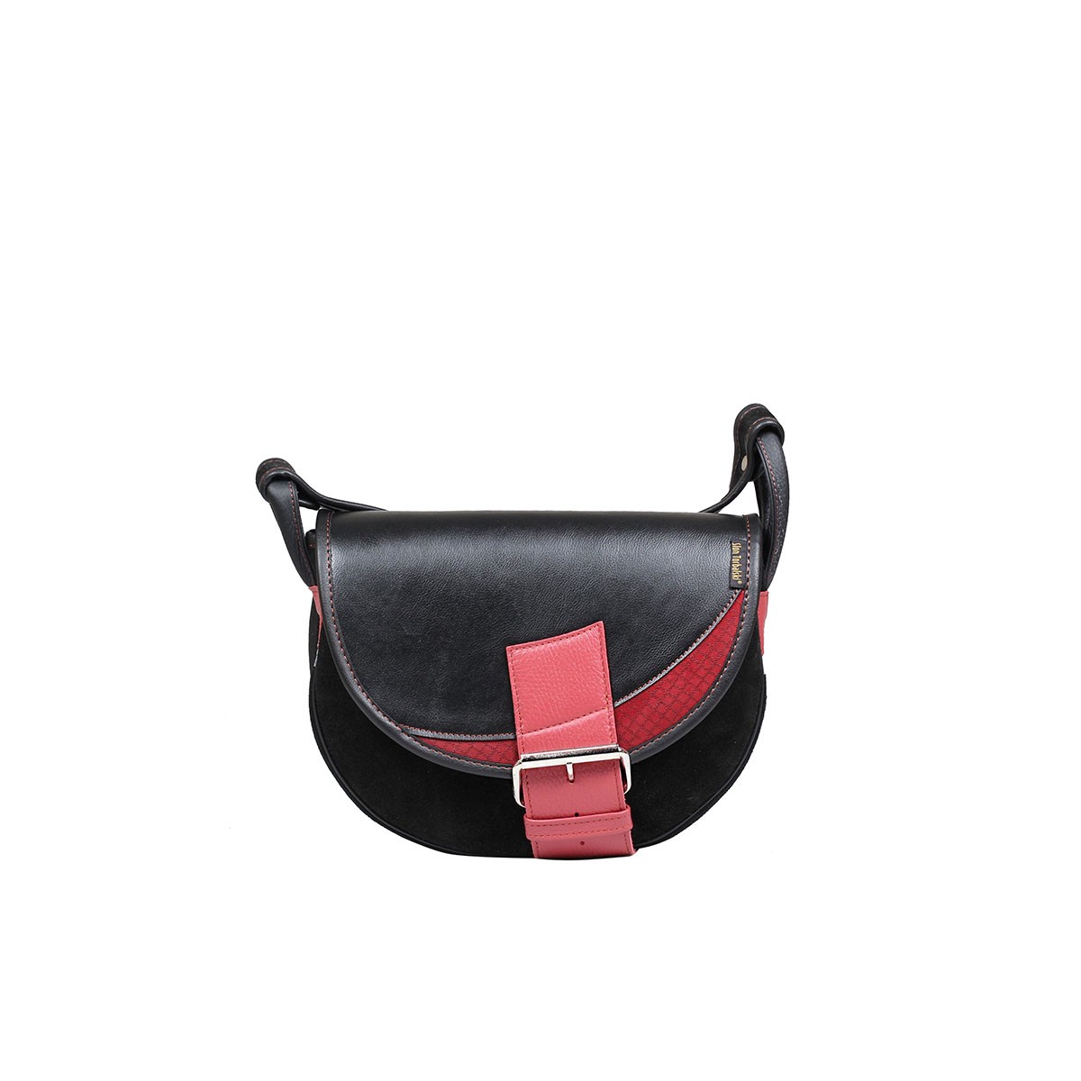 czarna torebka damska skórzana listonoszka na ramię  Freshman Mini