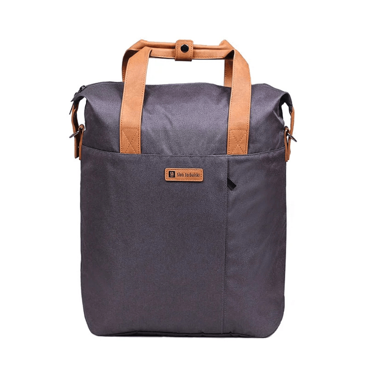 Plecak na laptopa 14 cali grafitowo - brązowy - e-Traveler Słoń Torbalski 04-0115-02 (1).jpg