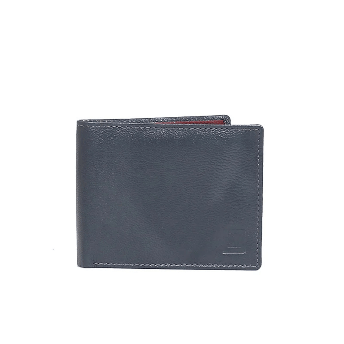 portfel skórzany popielaty