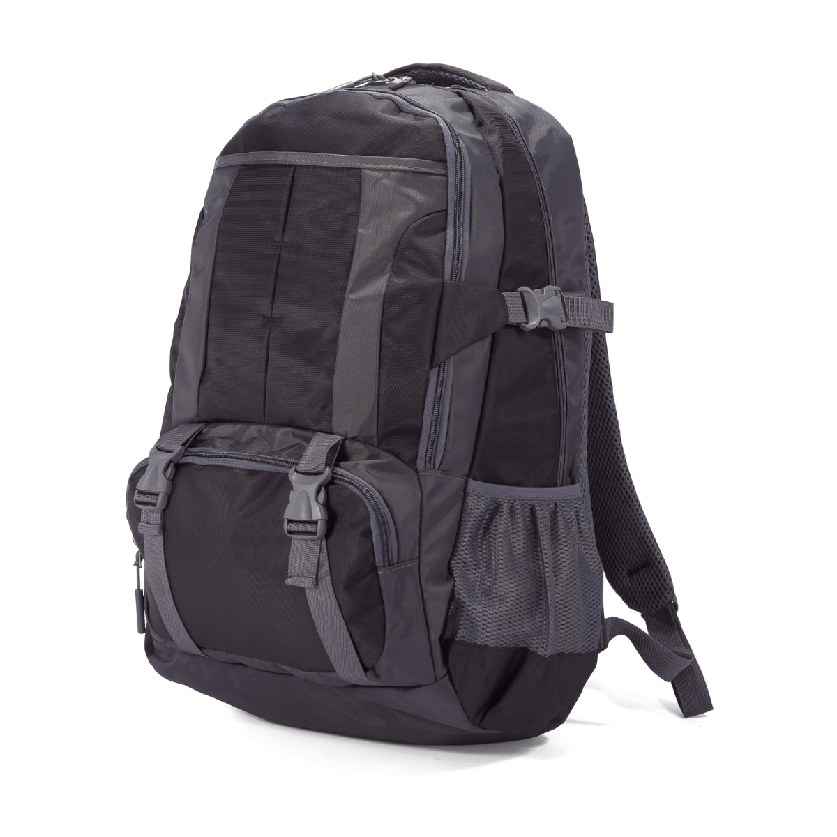 Popielaty duży plecak turystyczny