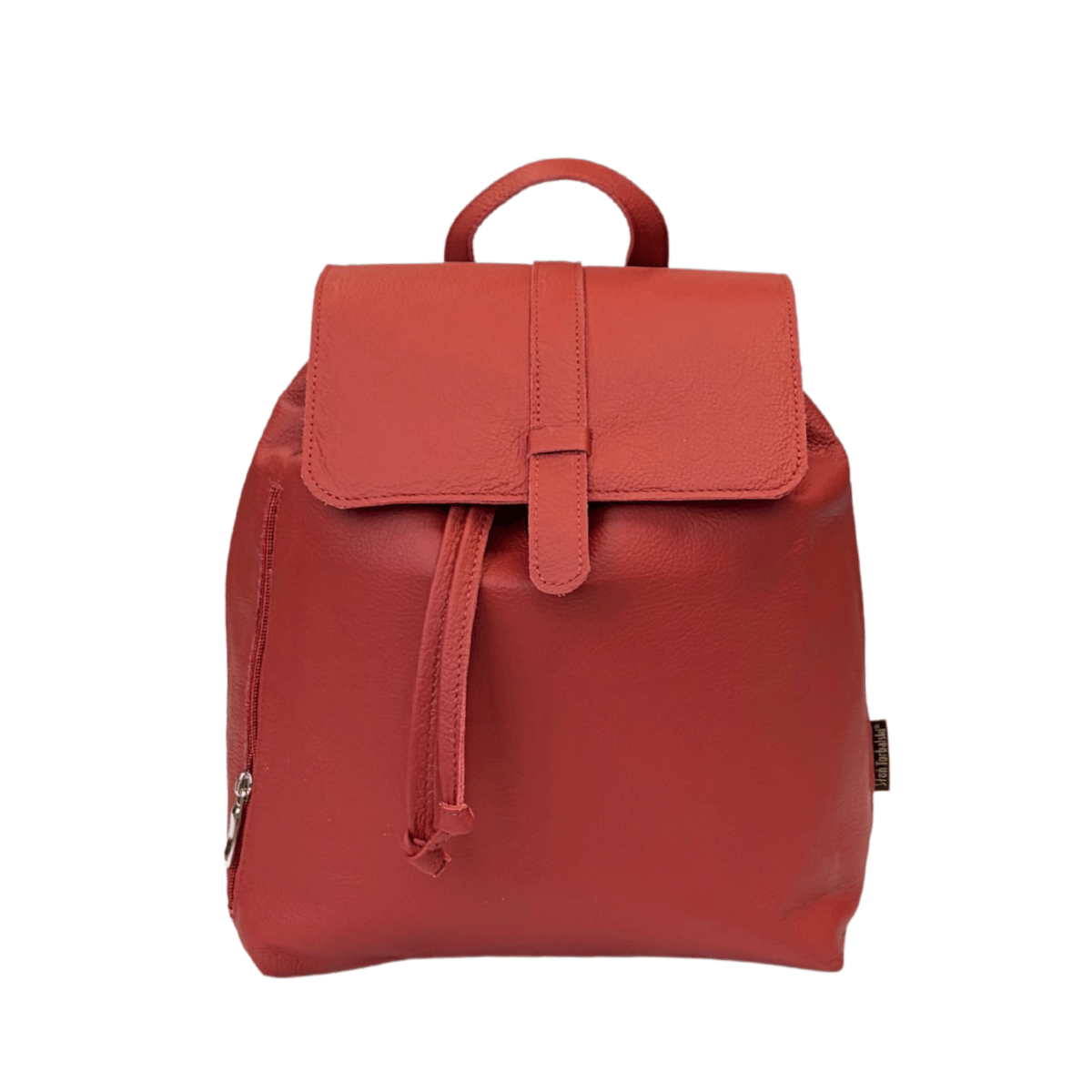 czerwony damski plecak skórzany Esterka