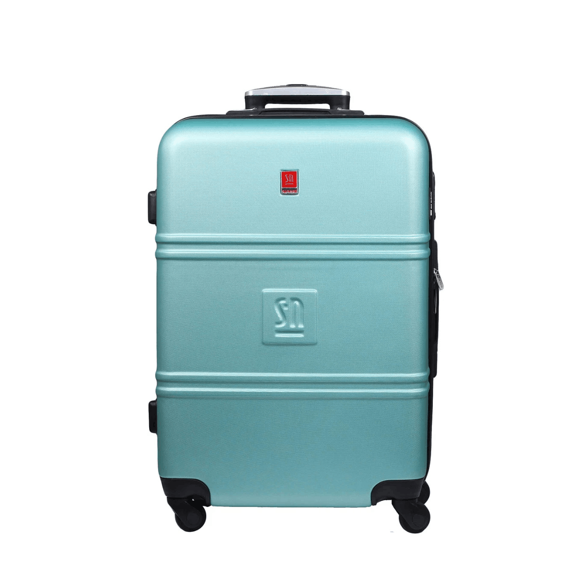 walizka średnia  Art Class Collection 64 cm miętowa