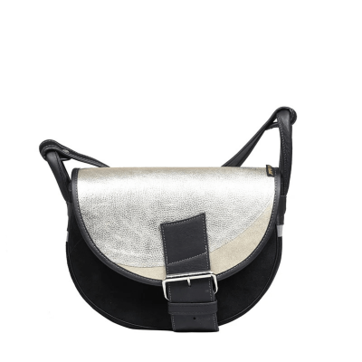 torebka damska skórzana Freshman Mini na ramię listonoszka 00-398-0106-S141 czarno-złota  (1).jpg