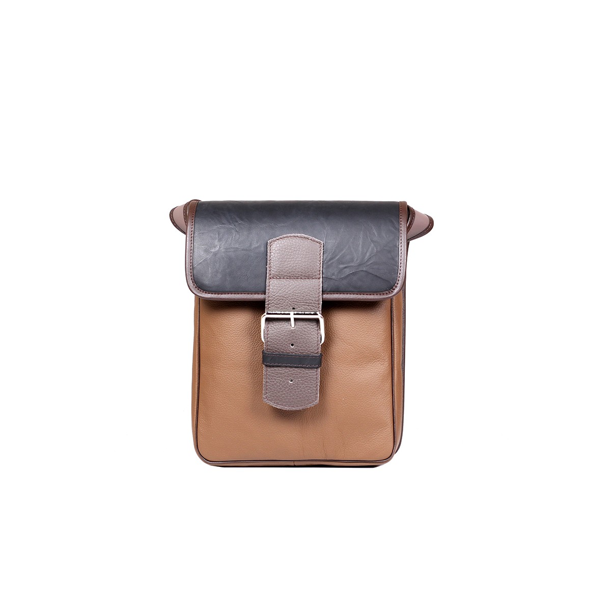 torba skórzana Lecture na ramię listonoszka brązowa