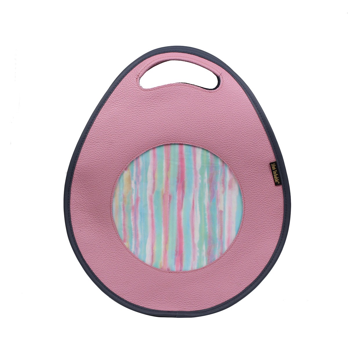 -różowa torebka damska skórzana z funkcją plecaka Poly