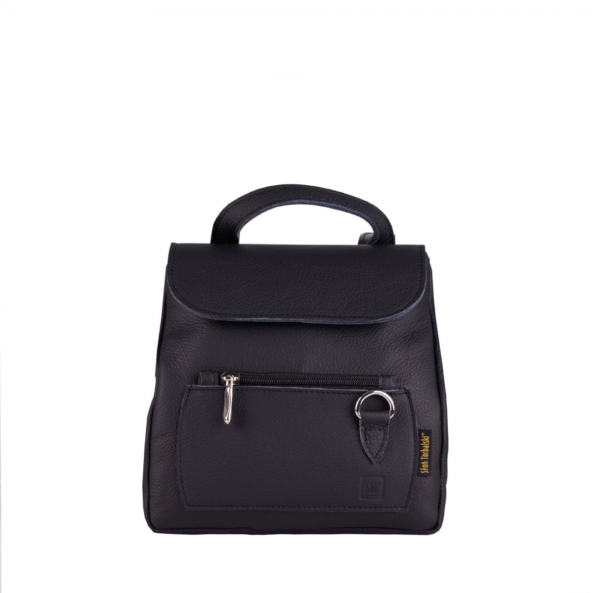 czarny plecak skórzany Zoya