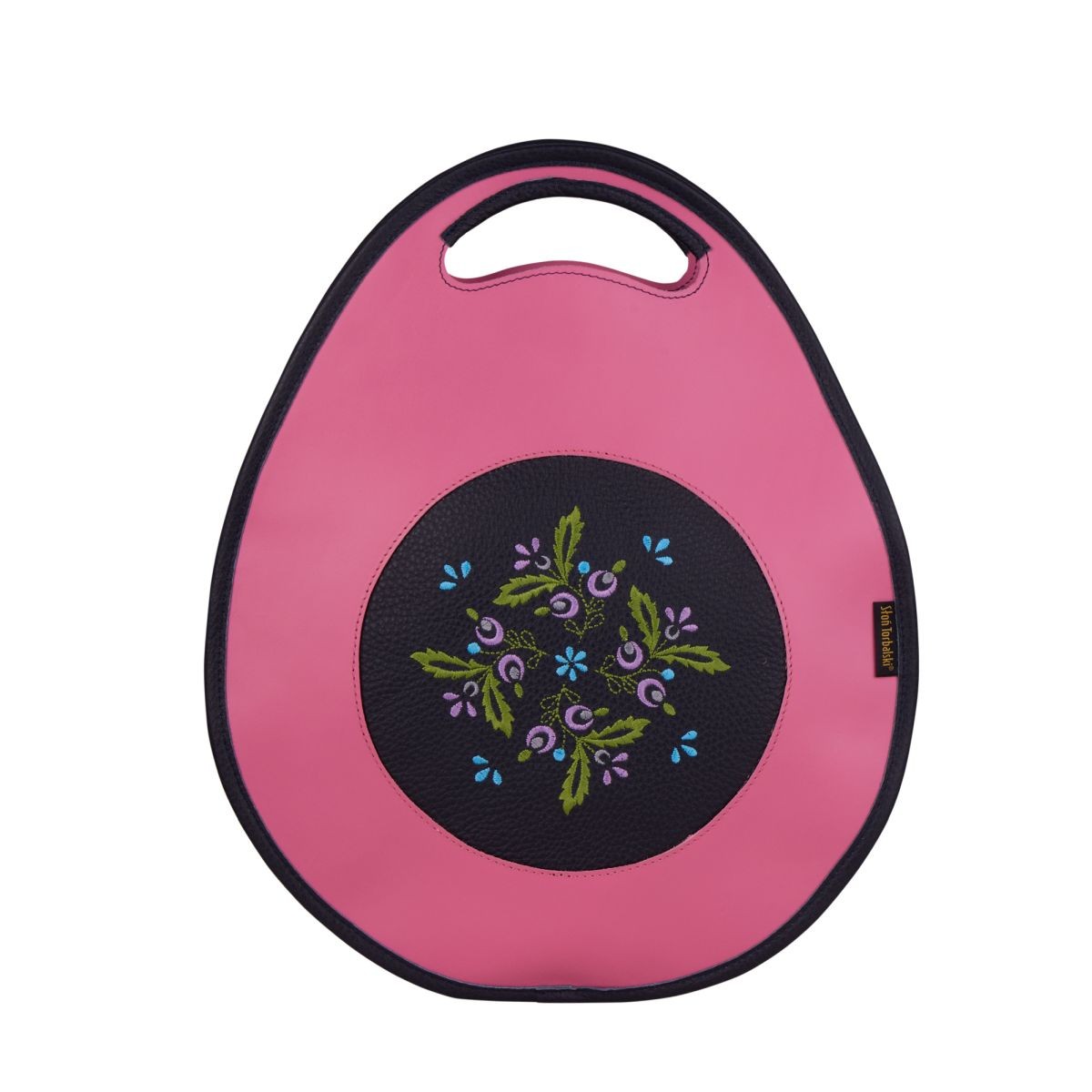 różowa torebka damska skórzana z funkcją plecaka  Jagoda