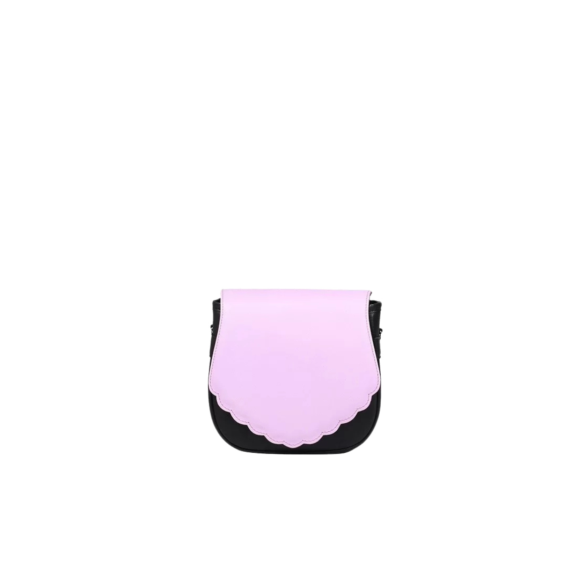 czarno liliowa torebka damska skórzana na ramię  Kayah