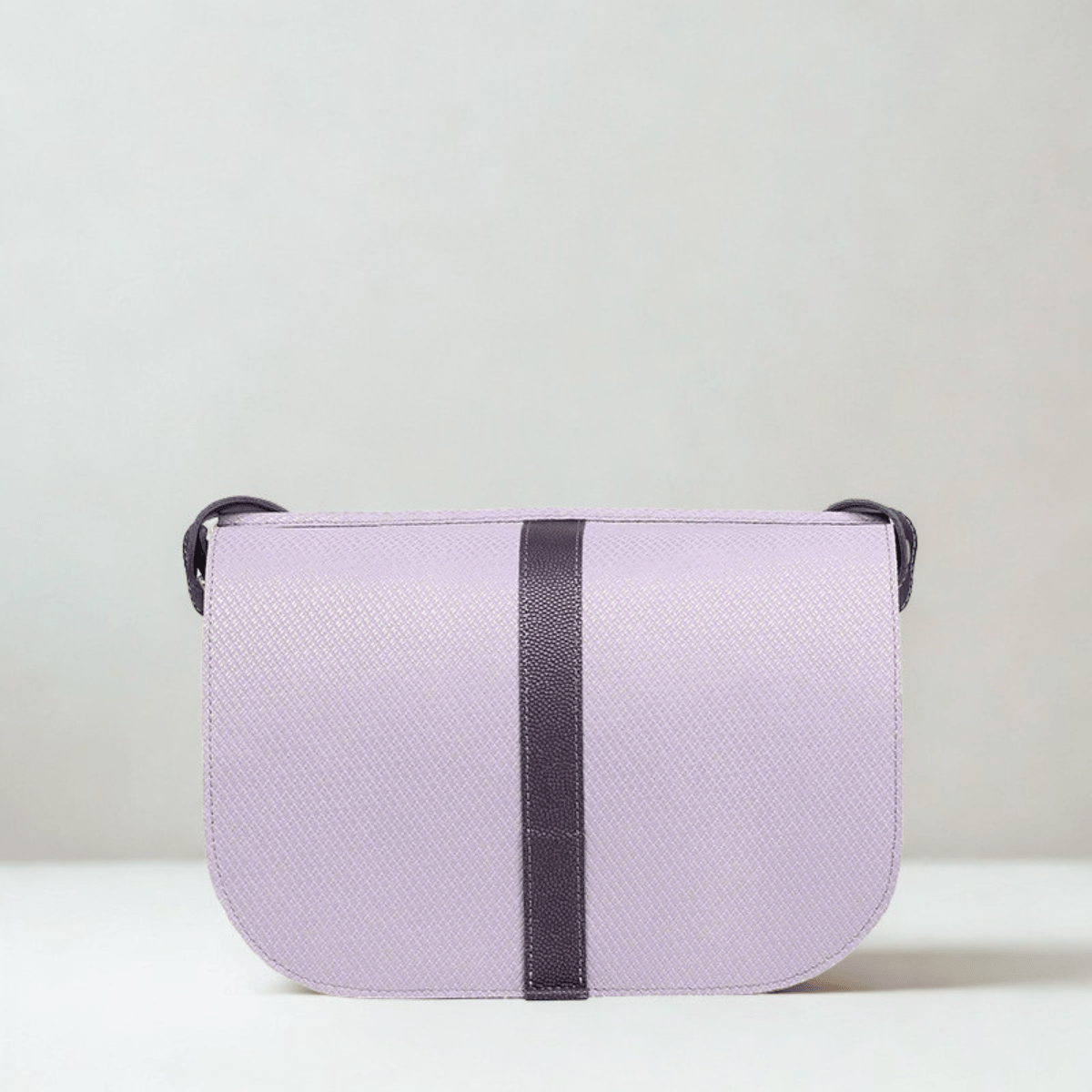 fioletowa torebka damska skórzana Emma na ramię