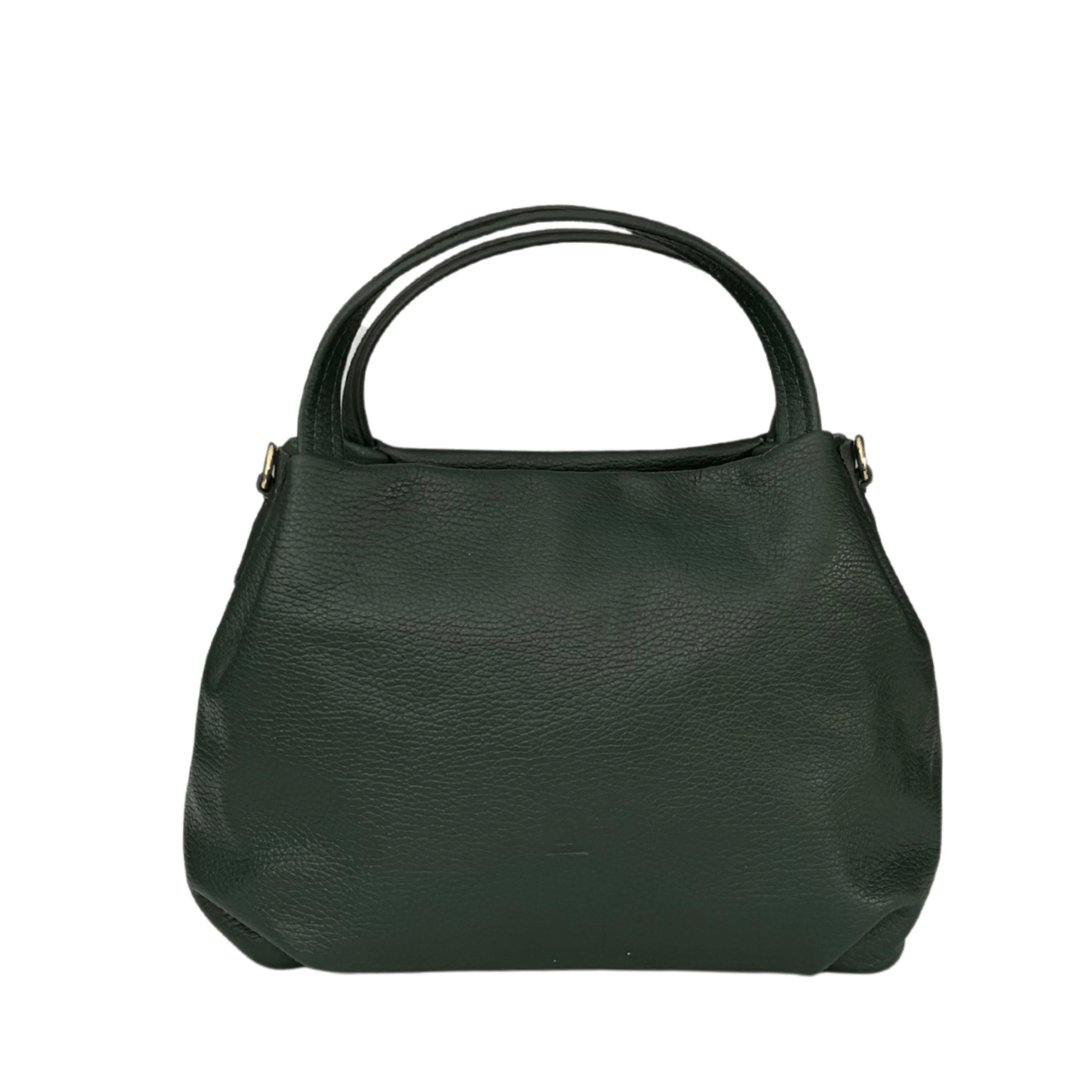 zielona torebka damska skórzana kuferek Do ręki i na ramię