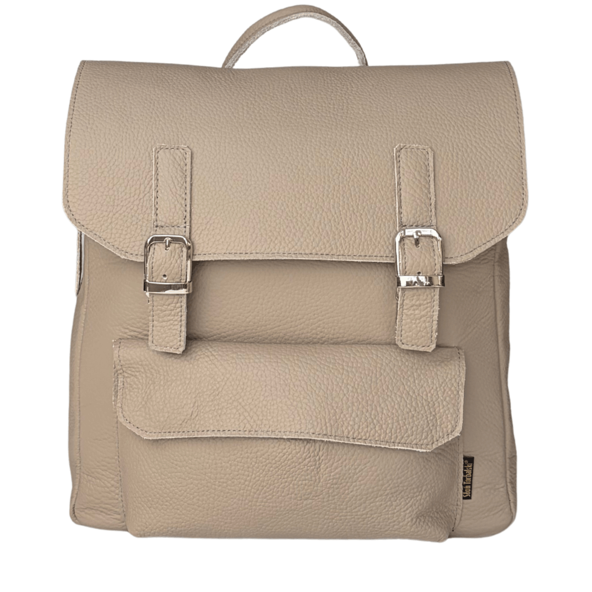 beżowy plecak skórzany Teofila