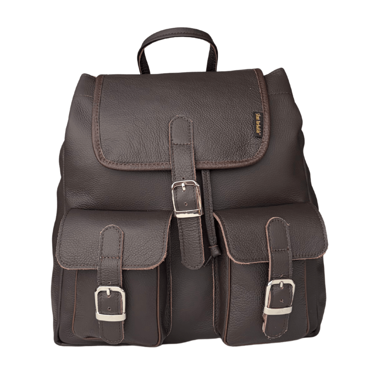 brązowy retro plecak skórzany Klemens