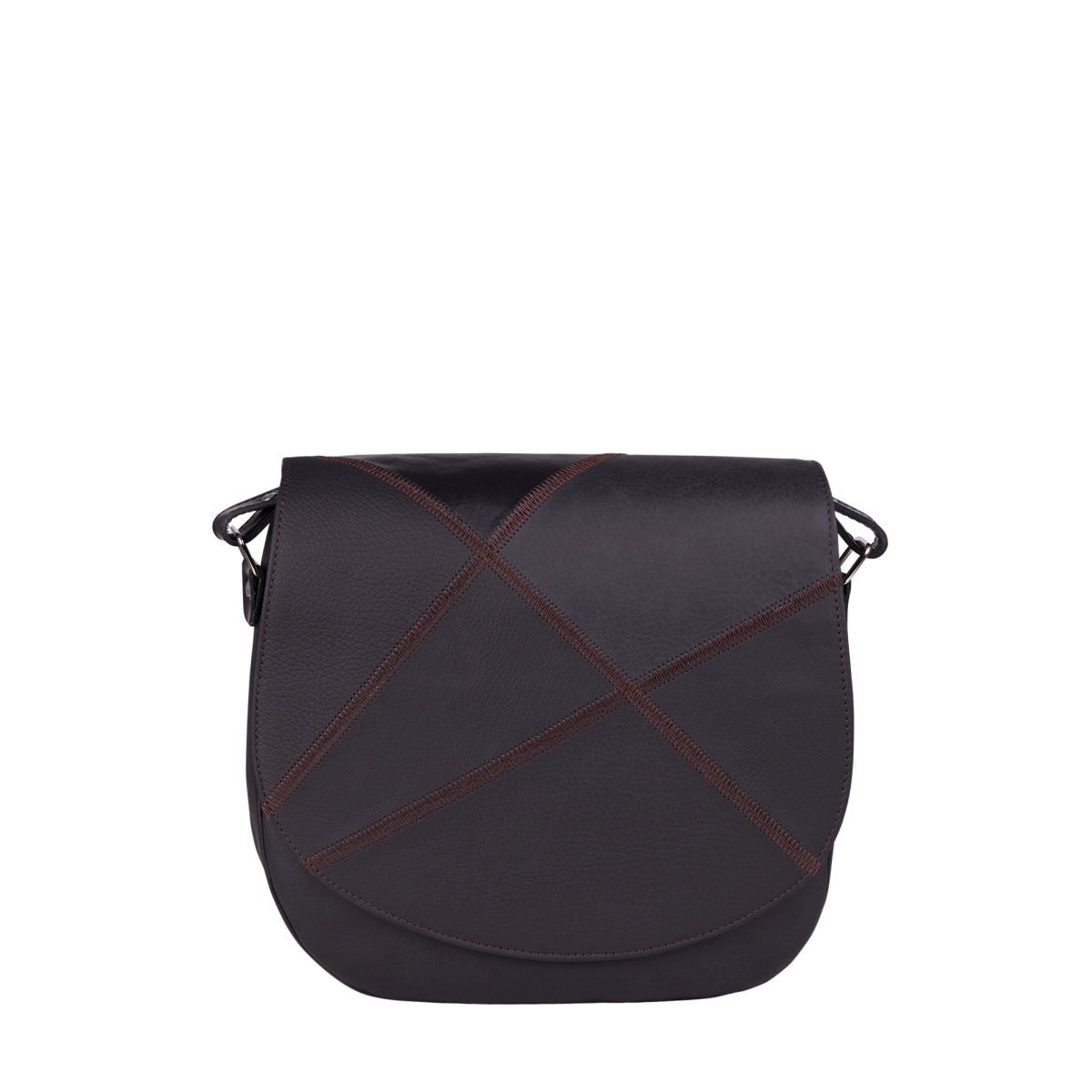  czarna patchworkowa torebka damska skórzana l Mała Zu listonoszka