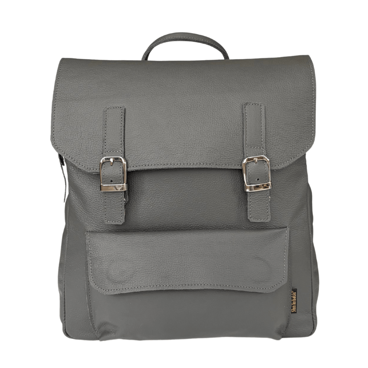 popielaty plecak skórzany Teofila