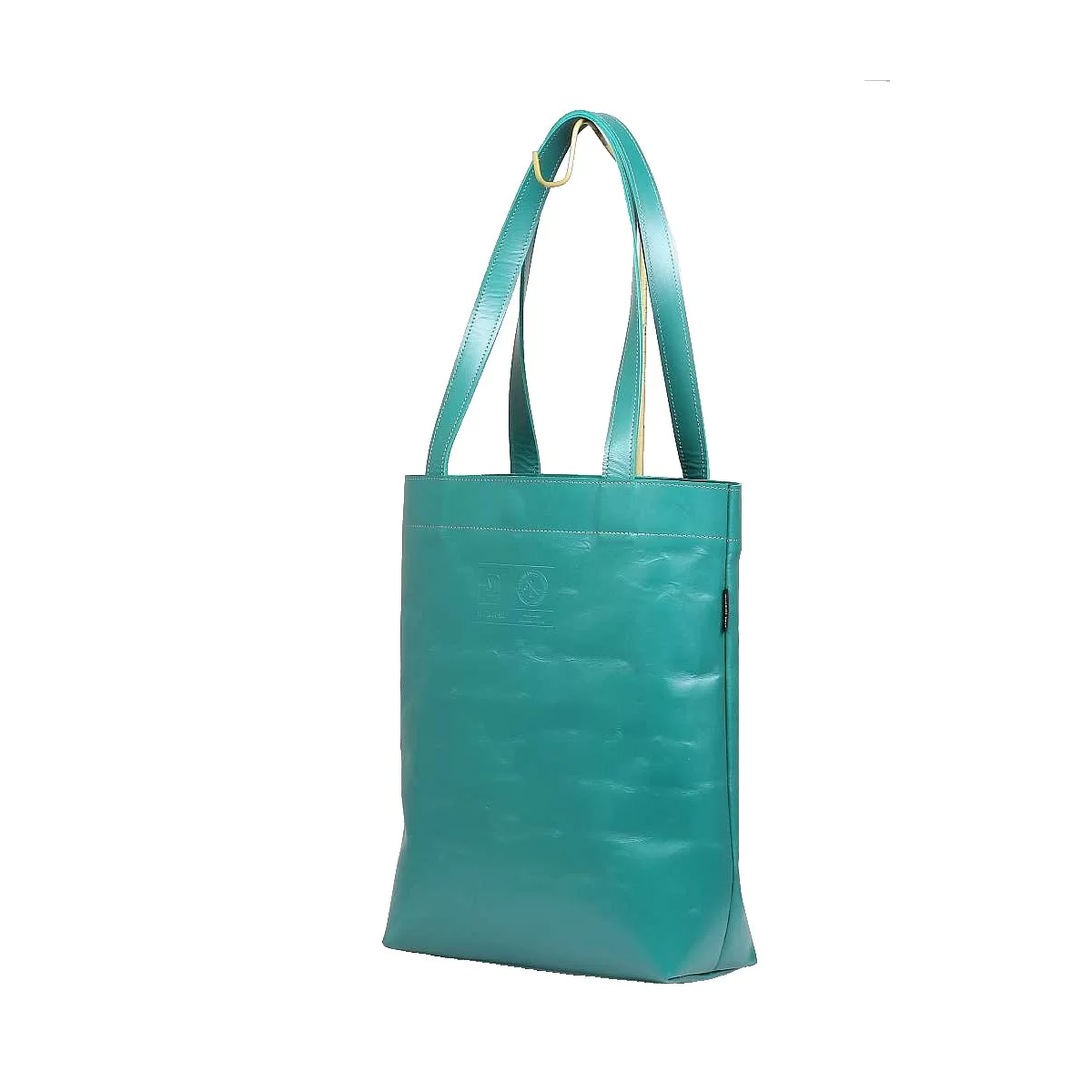 zielona skórzana shopper Chiara – OUTLET (powystawowa, niewielkie zagniecenia)