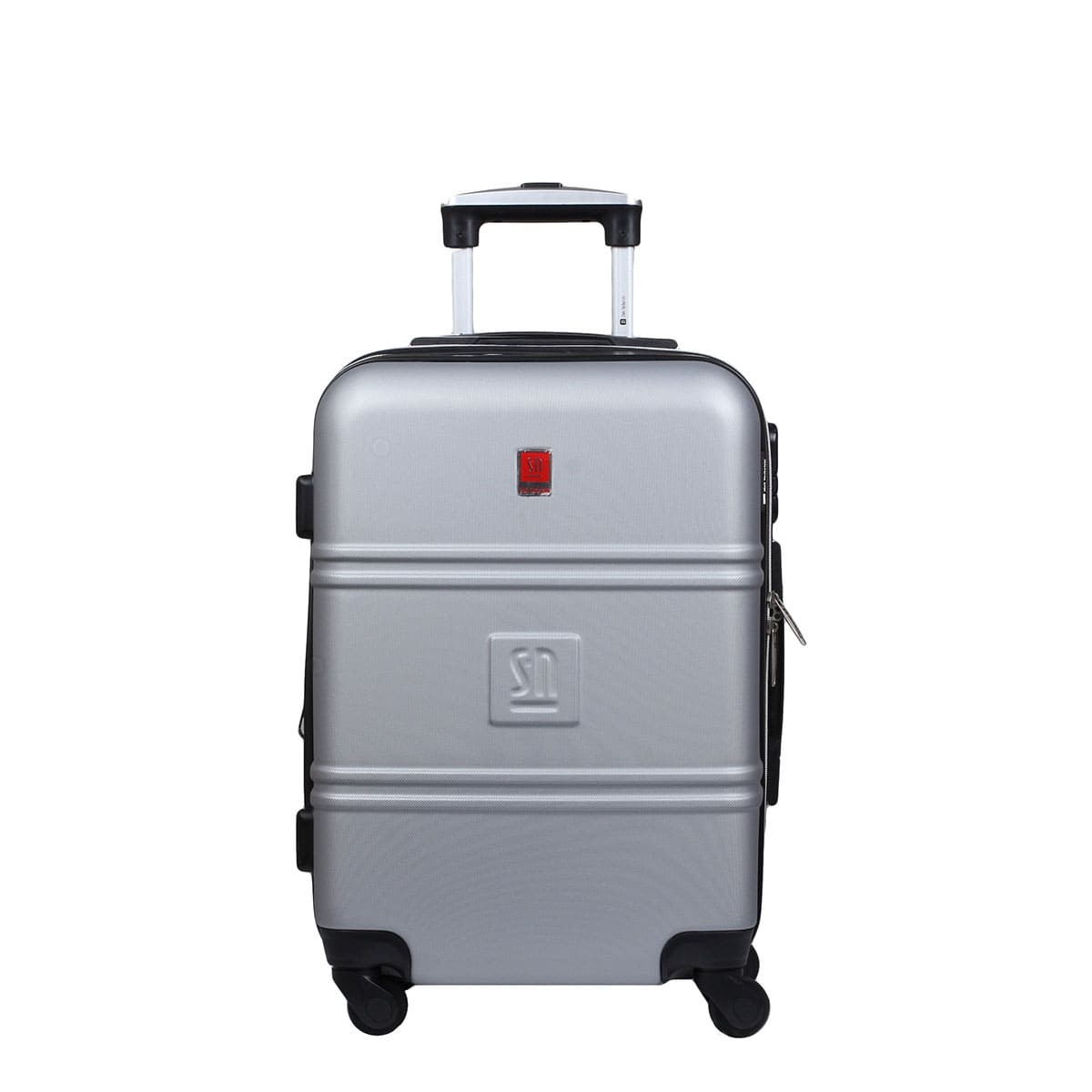 Silver white walizka kabinowa 55cm poszerzana Art Class Collection