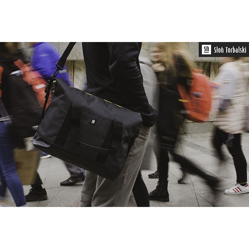 Torba kabinowa podróżna do samolotu. Czarna na laptop