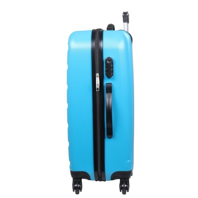bok niebieska walizka