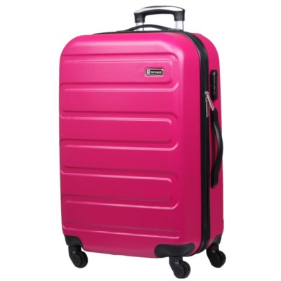 różowa duża walizka