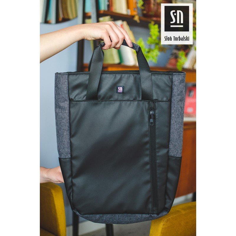 Plecako-torba na laptopa 15,6" - e-Traveler Słoń Torbalski