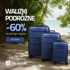 Poznajcie niezawodnego towarzysza podróży od Słoń Torbalski! 💙✈️ 
Nasz nowy niebieski zestaw to definicja wytrzymałości.

Dlaczego to wybór na lata?

✅ Materiał Premium: Wykonane w 100% z polipropylenu, co gwarantuje niezwykłą odporność na uderzenia i pęknięcia. Ten materiał "pracuje" pod naciskiem.
✅ Bezpieczeństwo: Wyposażone w zamek szyfrowy TSA, niezbędny podczas każdej podróży.
✅ Gwarancja spokoju: Oferujemy aż 5 lat gwarancji na ten zestaw!
✅ Komfort: Lekka konstrukcja i ultraciche kółka 360° sprawiają, że podróżowanie to czysta przyjemność.

Skorzystajcie z wyprzedaży do -60% na zestawy walizek Słoń Torbalski! ⏳

#SłońTorbalski #WalizkiPodróżne #Polipropylen #TwardaWalizka #Podróże #Wakacje #NowyBagaż #WyprzedażDo60 #5LatGwarancji #TravelInStyle
