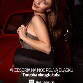 Sylwester to noc pełna blasku ✨ 
Detale robią różnicę, dlatego akcesoria są kluczem do perfekcyjnej stylizacji. 
Okrągła torebka tuba w czerni od Słonia Torbalskiego idealnie dopełni look na wyjątkowe chwile. 🖤🥂
#SłońTorblski 
.
#galanteriaskórzana #skóranaturalna #akcesoriaskórzane #modadamska